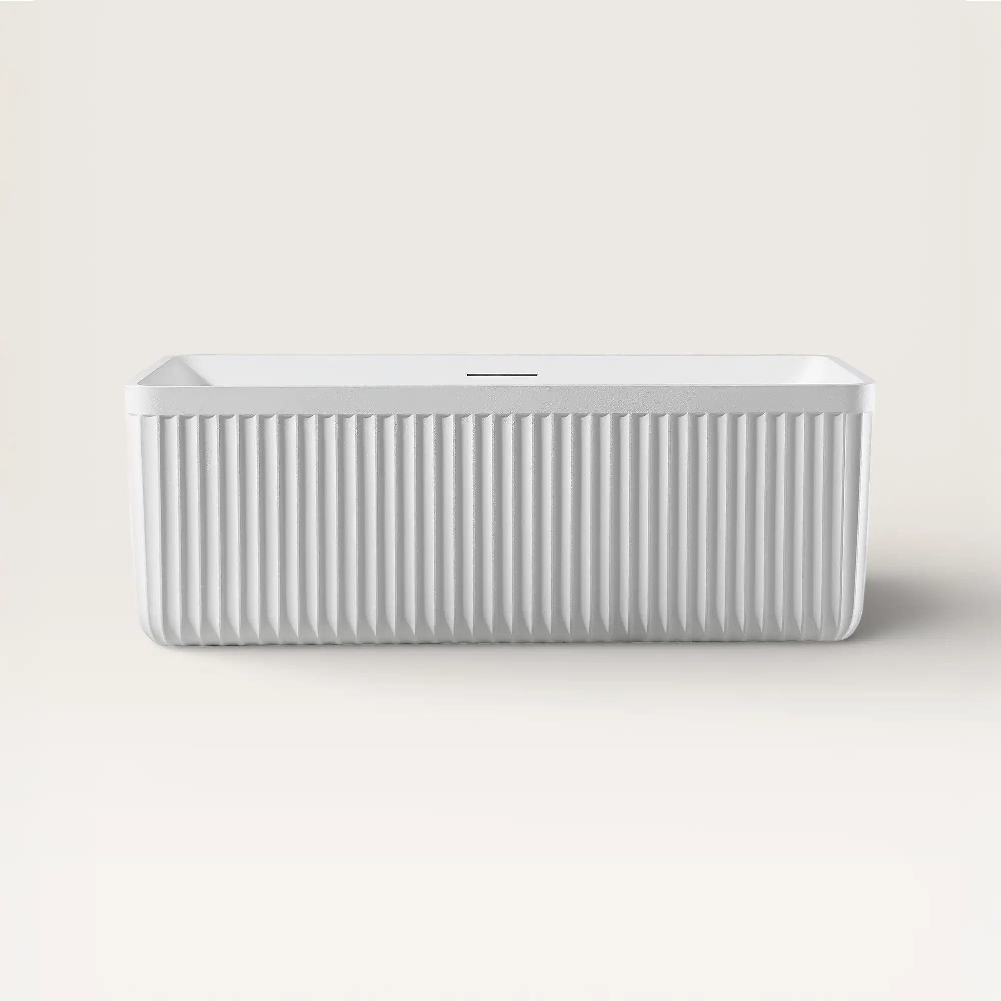 Front view of the KOLPA Freestanding Bath in white