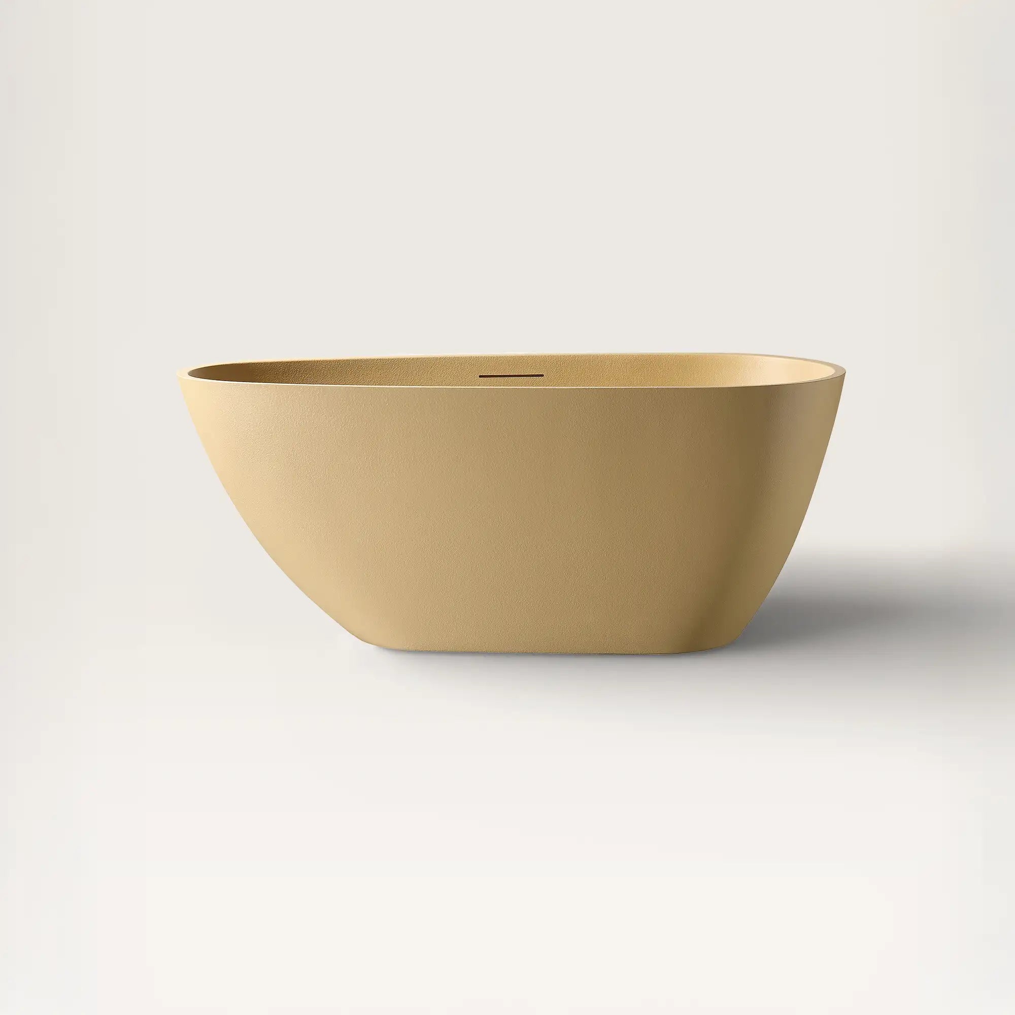 Front view of the ARIA Freestanding Bath 1500mm in caramel