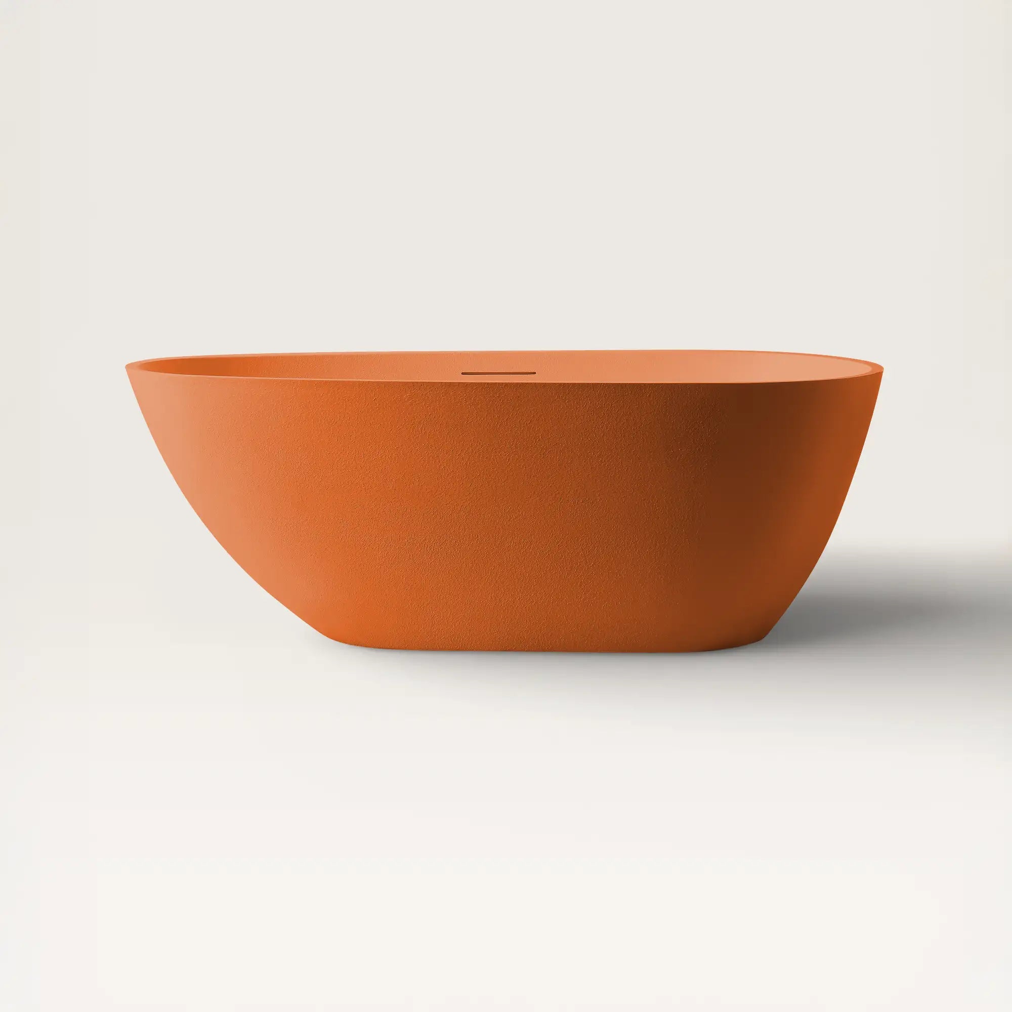 Front view of the ARIA Freestanding Bath 1700mm in orange