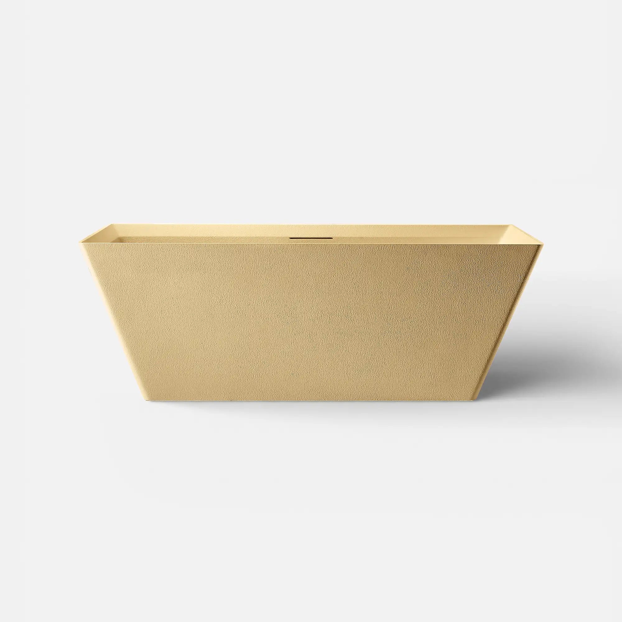 Front view of the FORMA Freestanding Bath in caramel